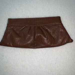 Lauren Merkin Louise Leather Clutch NWOT